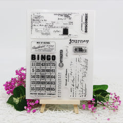 Silicone Transparent Stamp for Kids Stationery