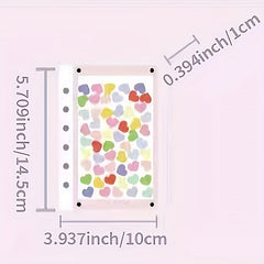 Transparent Visible A5 Loose Leaf Notebook DIY Creative Student Plan Coil