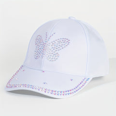 Sparkling Butterfly Baseball Cap Adjustable Sun Hat