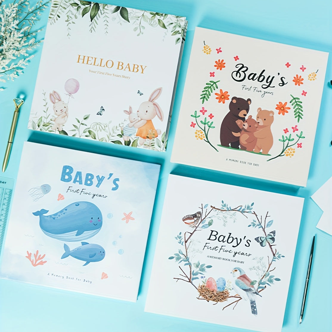 Baby Memory Book & Baby Shower Gift