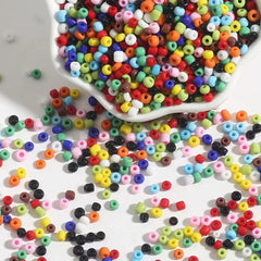 500pcs Colorful Glass Pearl Bead Jewelry Accessory