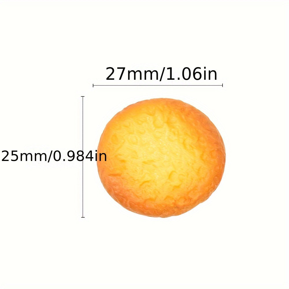6pcs Biscuit Toy DIY Hair Clip Accessories Crafts Making Supplies