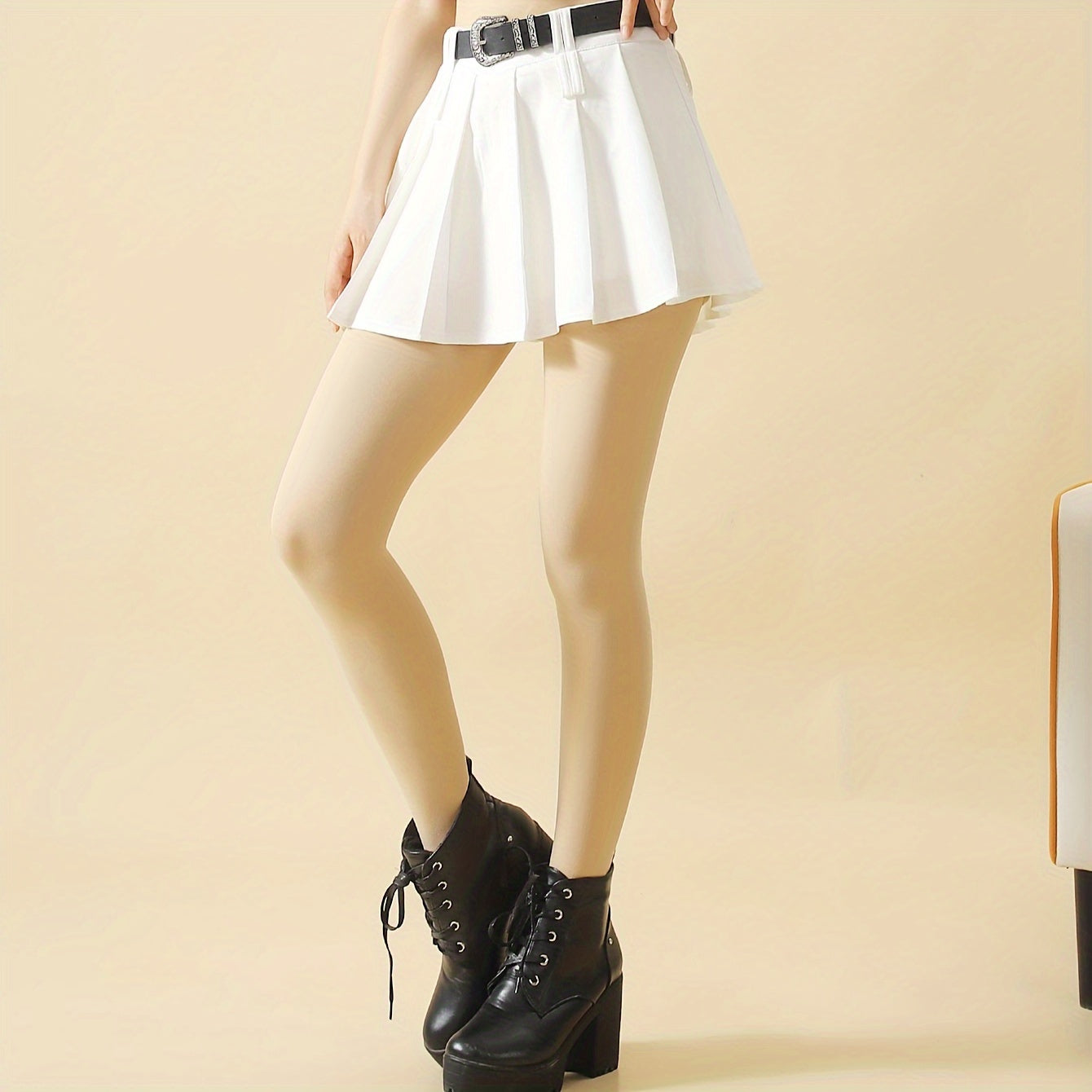 High Waist Slim Footed Pantyhose Women's Stockings