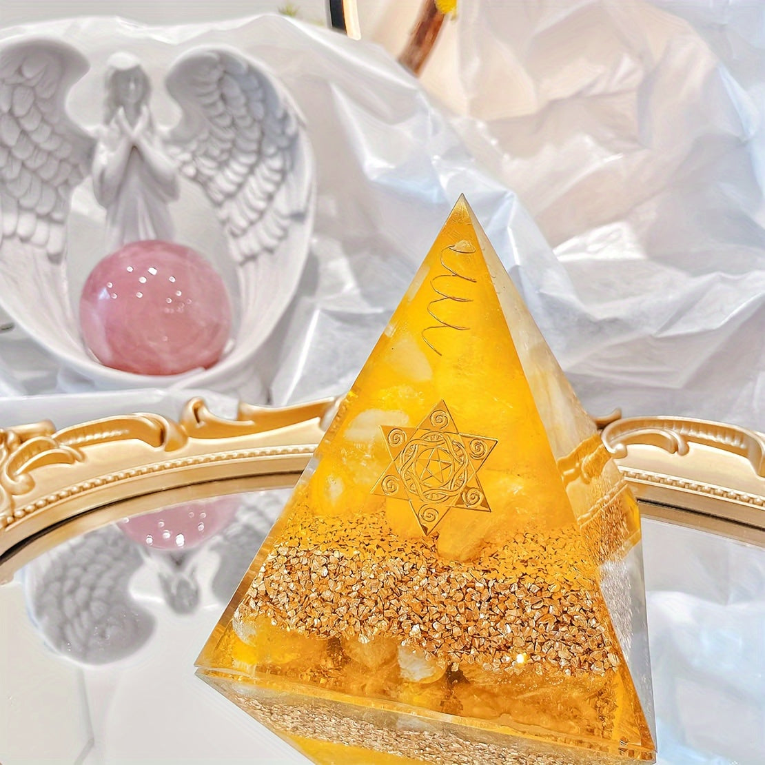 3pcs Pyramid Clear Silicone Molds For Resin