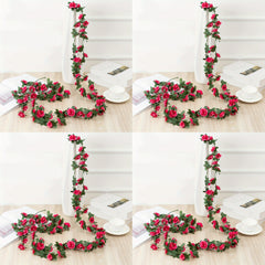 Artificial Peony Vine Silk Hanging Garland Home Decor