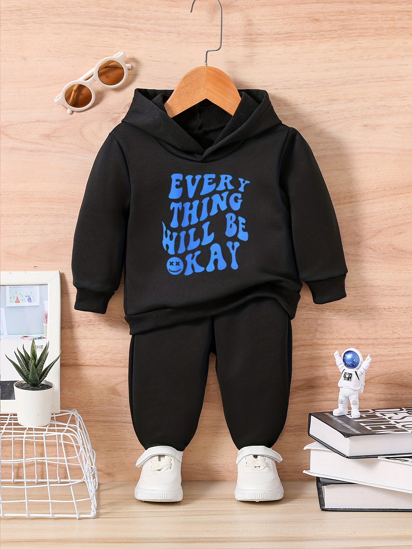 Stylish Outfit Toddler Baby Trousers Long Sleeve Sweatshirt Set