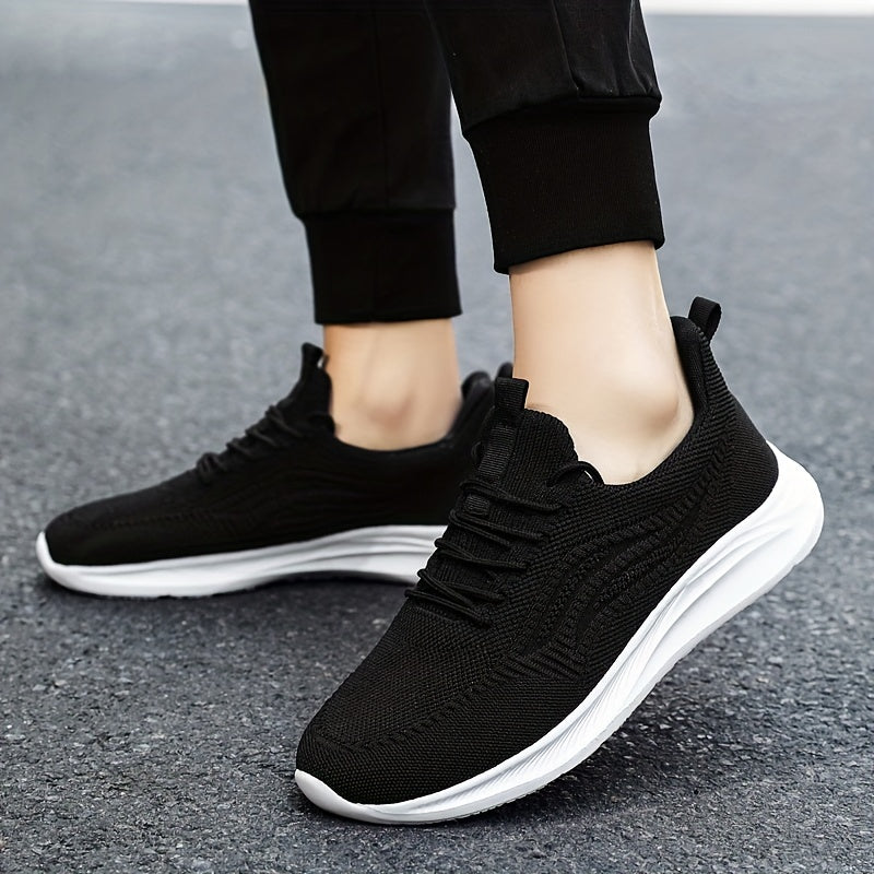 Women's Lace Up Athletic Running Shoes Soft Sole Casual Mesh Sneakers
