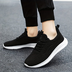 Women's Lace Up Athletic Running Shoes Soft Sole Casual Mesh Sneakers
