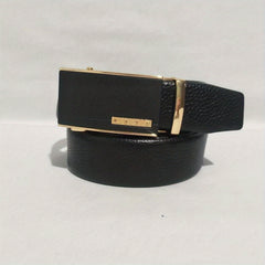 Men's Leather Belt Automatic Buckle Business Suit Waist Strap