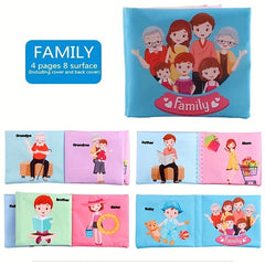 Baby Cloth Book Pleated Paper Washable Early Education Toy