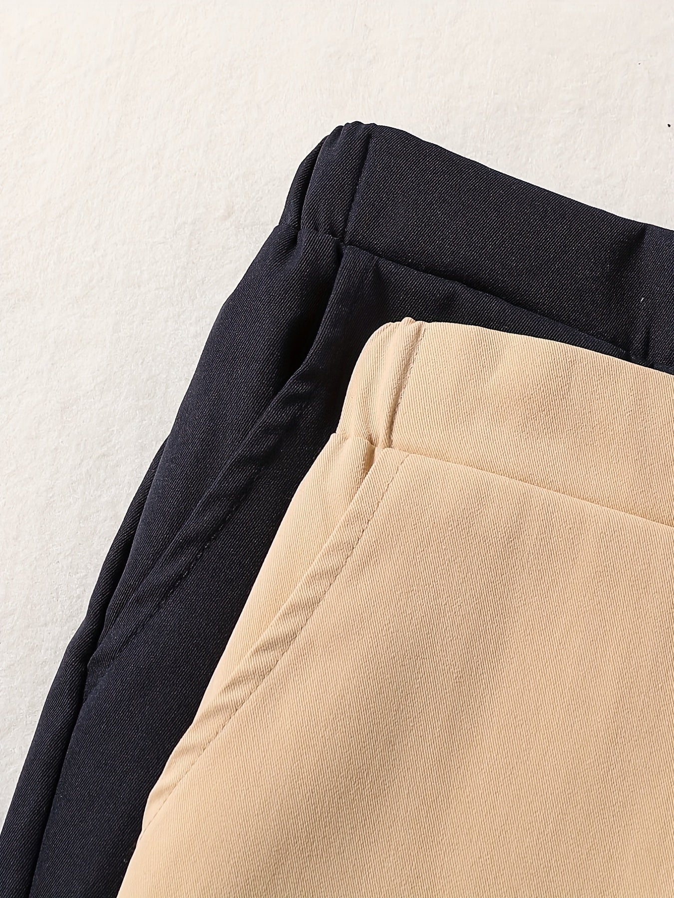 2pcs Boys Casual Solid Long Pants for Spring and Autumn Kids Clothing