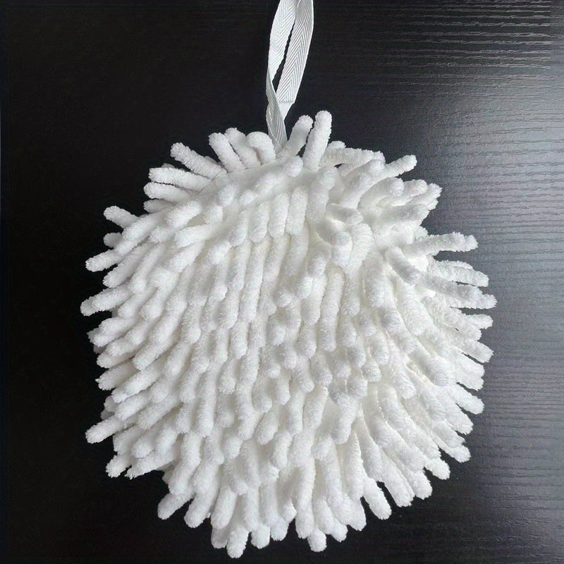 Chenille Hanging Towel Ball for Quick Drying Hands