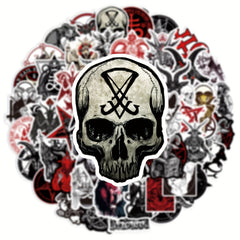 50pcs Devil Satan Graffiti Stickers For Mobile Phone Tablet Skateboard