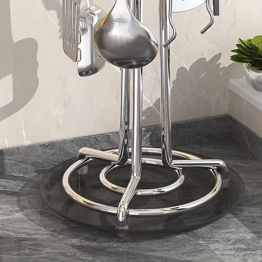 Kitchen Countertop Cooking Pot Spatula Spoon Hanging Rack