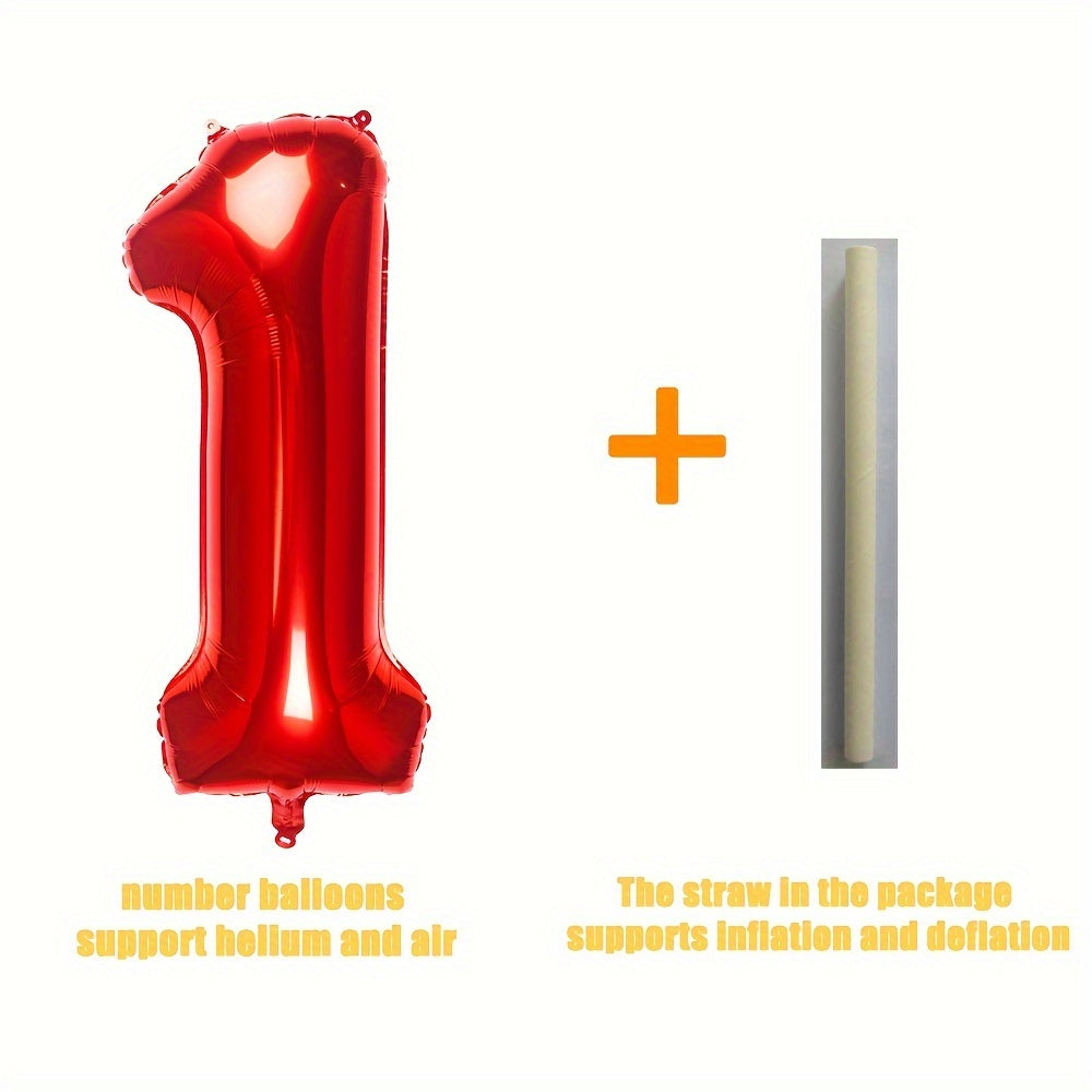 32 inch Red Digital Balloon as Party Supplies