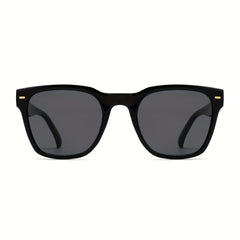 OUWEN Small Square Polarized Sunglasses Retro UV400 Protection VF2223A