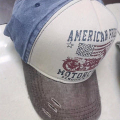 Distressed Washed Cotton Baseball Cap