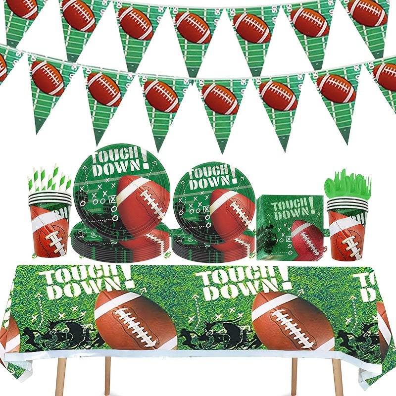 Football Themed Party Supplies for Bowl Celebrations