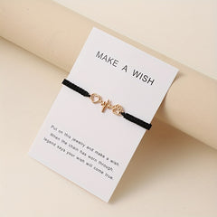 Dog Paw Love Braided Knot Bracelet for Hand Decoration Gift