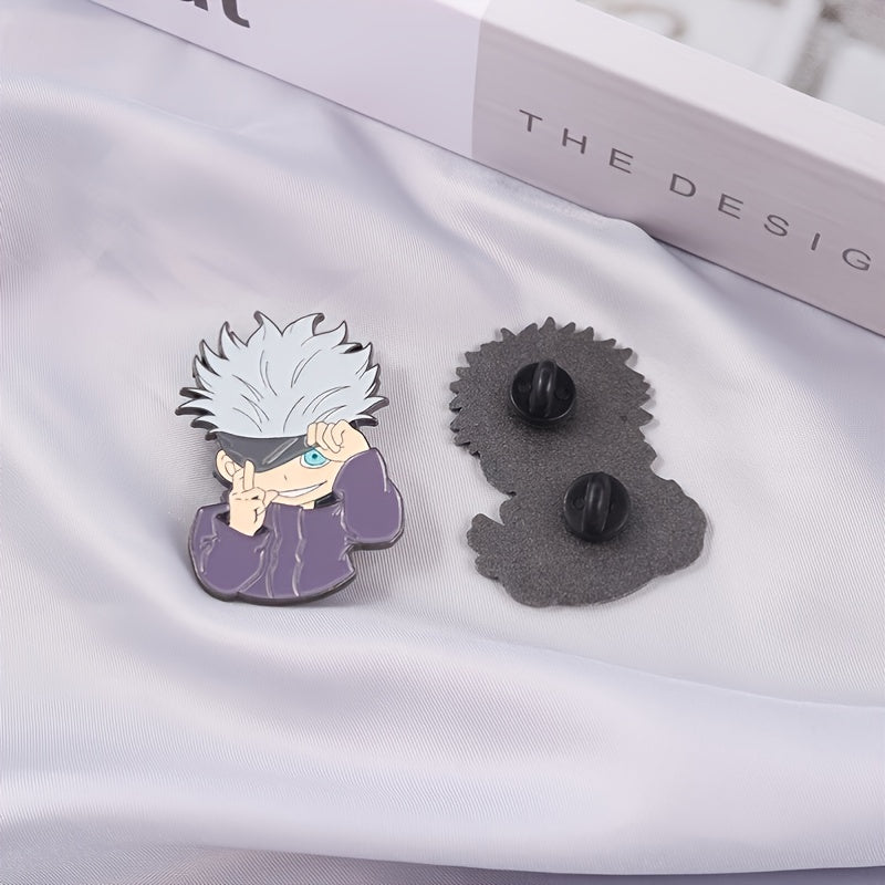 Anime Enamel Pin Cartoon Brooches Pin Cosplay Lapel Pin Metal Badges