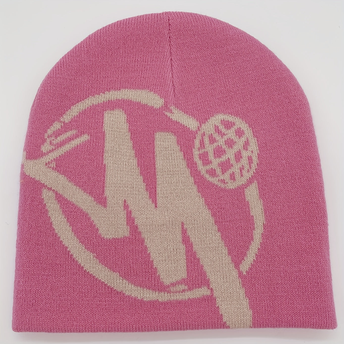 Hip hop Knit Beanie Hat Hat With Printing For Men And Women