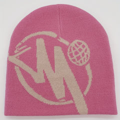 Hip hop Knit Beanie Hat Hat With Printing For Men And Women