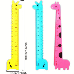 Cute Giraffe Straightedge Ruler for Students