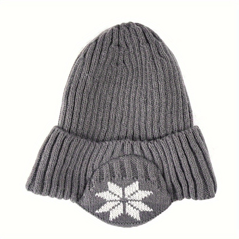Men's Knitted Protective Hat for Winter