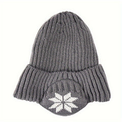 Men's Knitted Protective Hat for Winter