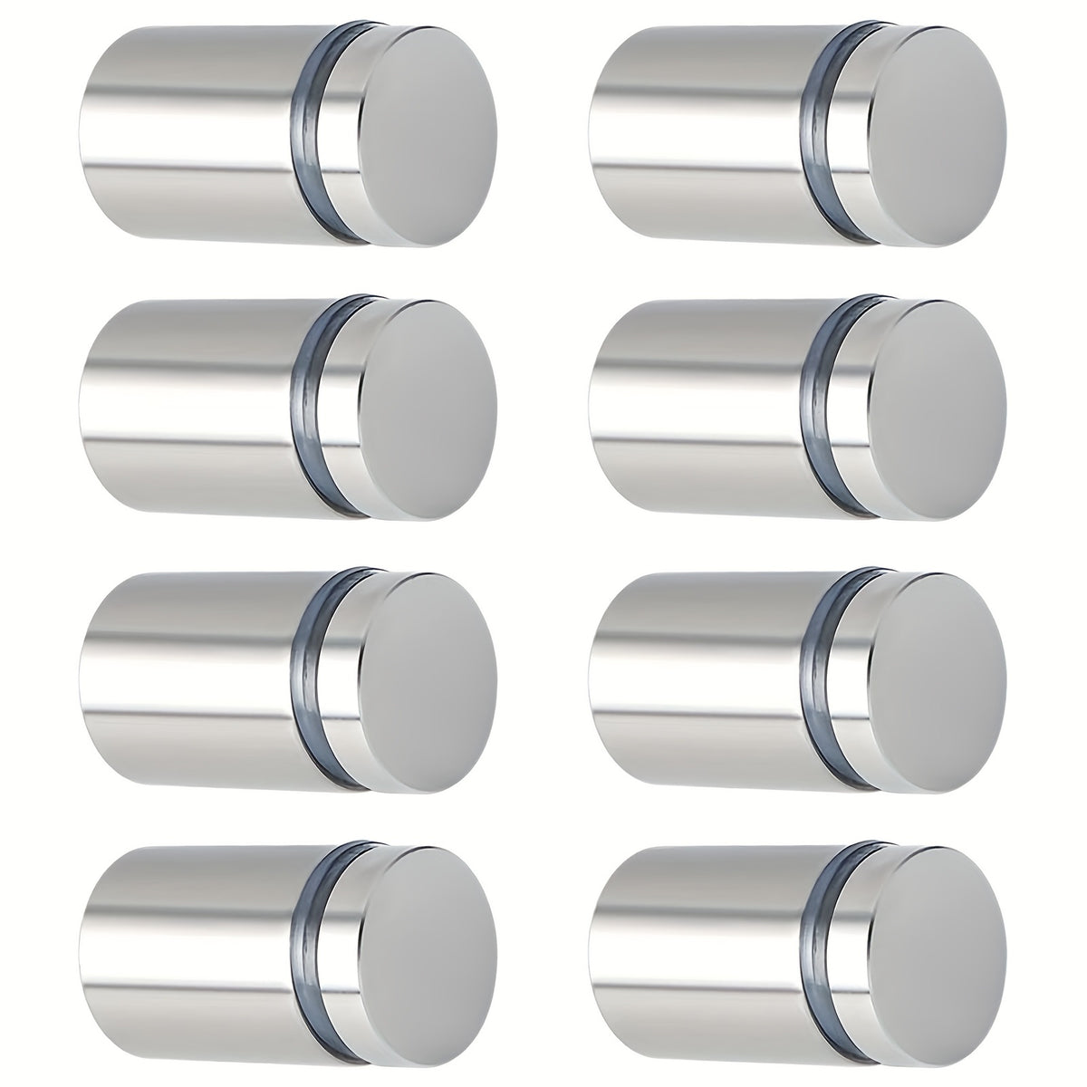 8-Pack 3/4 x 1-Inch Sign Standoff Screws Stainless Steel Wall Mounts
