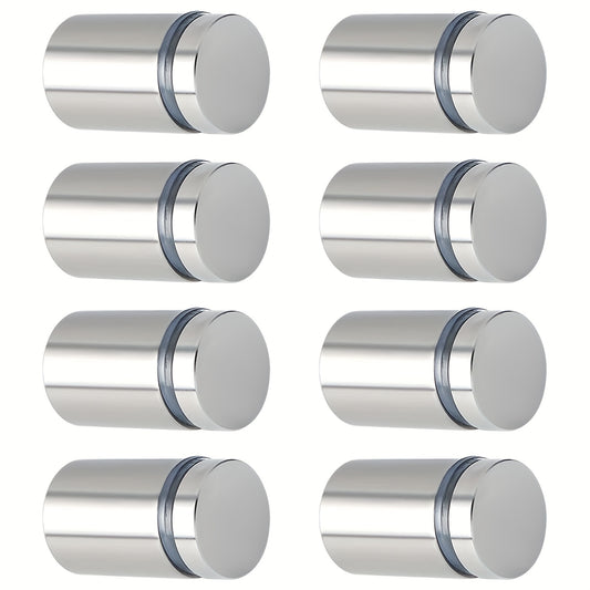 8-Pack 3/4 x 1-Inch Sign Standoff Screws Stainless Steel Wall Mounts
