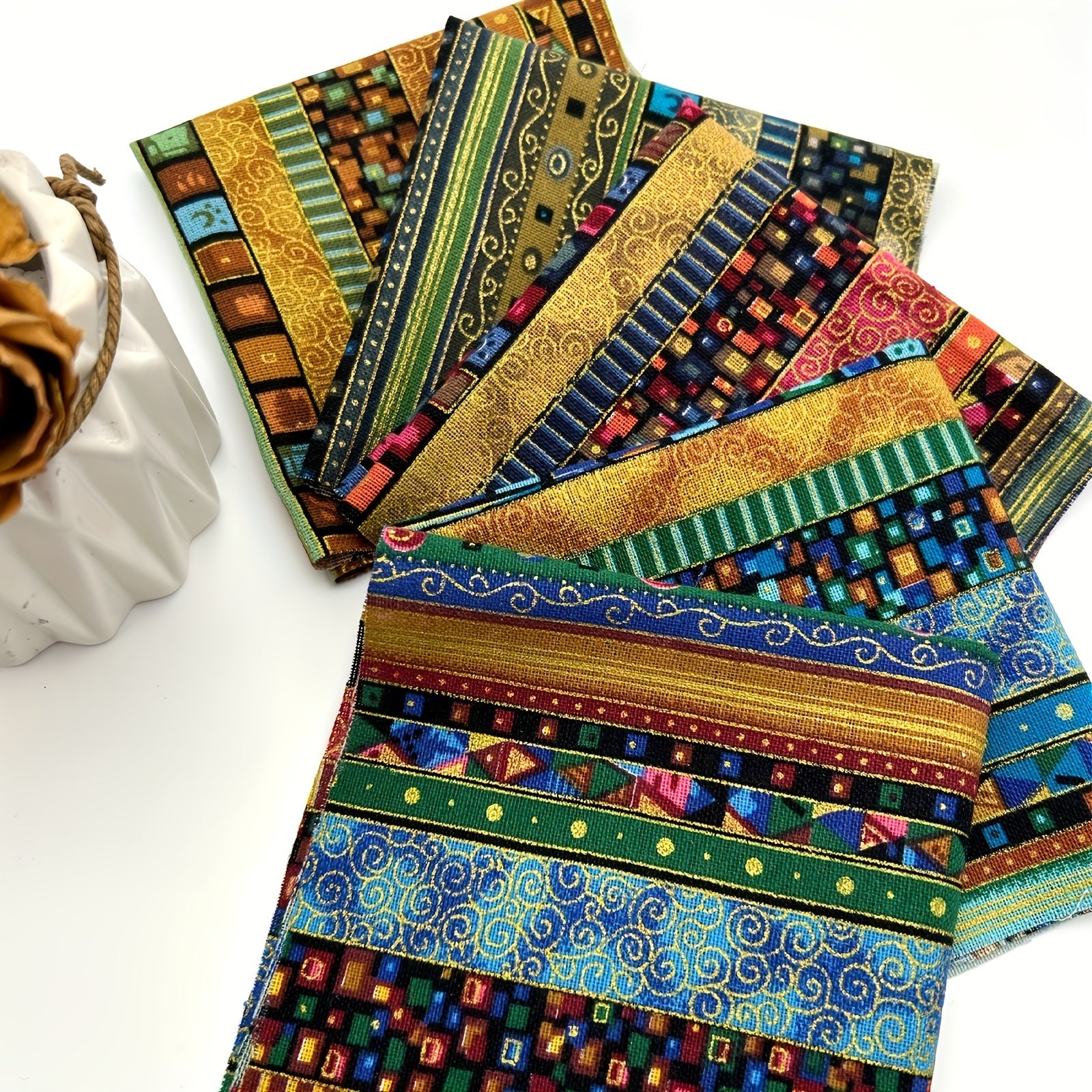 5pcs 24 89 24 Printed Quarter Cotton Fabric Bundle DIY Handmake Sewn Clothing