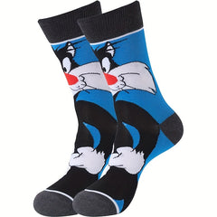 Kids Boys Horror Cartoon Dog Crew Socks