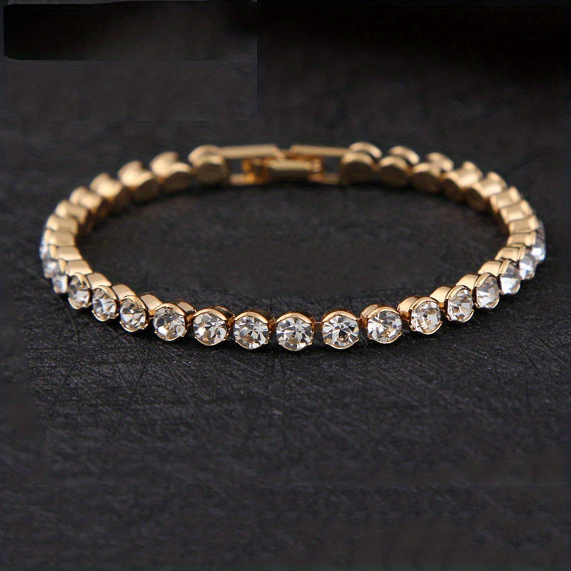 CZ Tennis Bracelet Wedding Jewelry Gift