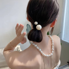 11pcs Pearl Elastic Hair Tie Headbands Hair Accessories