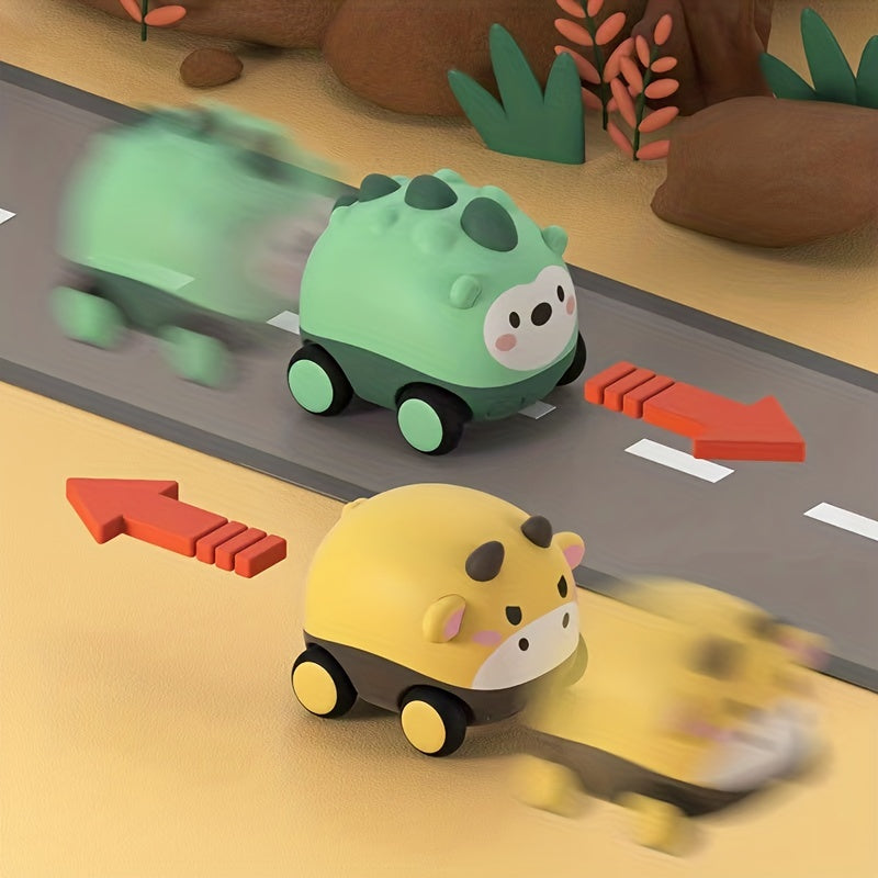 Kids Cartoon Toy Car Touch Sensor Light Music Inertia Sound Light Car