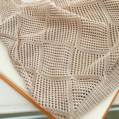 Hollow Out Knitted Handbag Minimalist Tote Bag