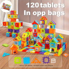 120pcs Building Blocks Set Large Interlocking Bricks Educational Toy