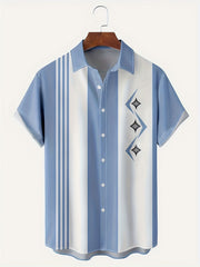 Floral Print Casual Short Sleeve Hawaiian Shirt for Men