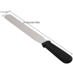 Stainless Steel Cake Spatula for Effortless Icing and Decorating
