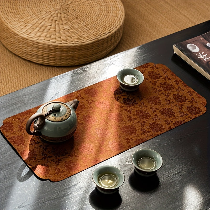 Small Tea Mat for Home or Office Use