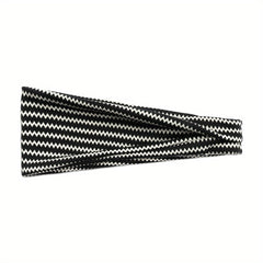 Boho Wide Headband Yoga Sweatband Hair Accessory