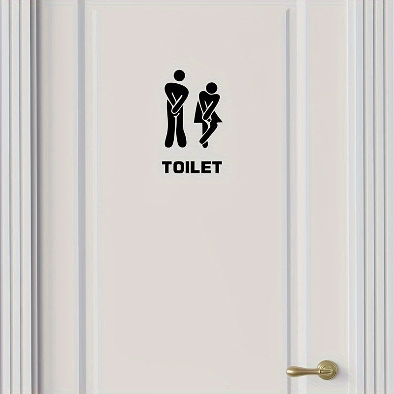 Bathroom Toilet Sticker TOILET Decoration Wall Sticker Men Women