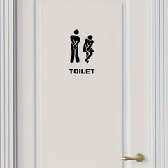 Bathroom Toilet Sticker TOILET Decoration Wall Sticker Men Women