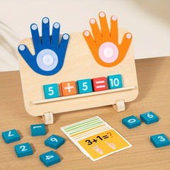 Wooden Finger Math Teaching Toy for Preschool Learning