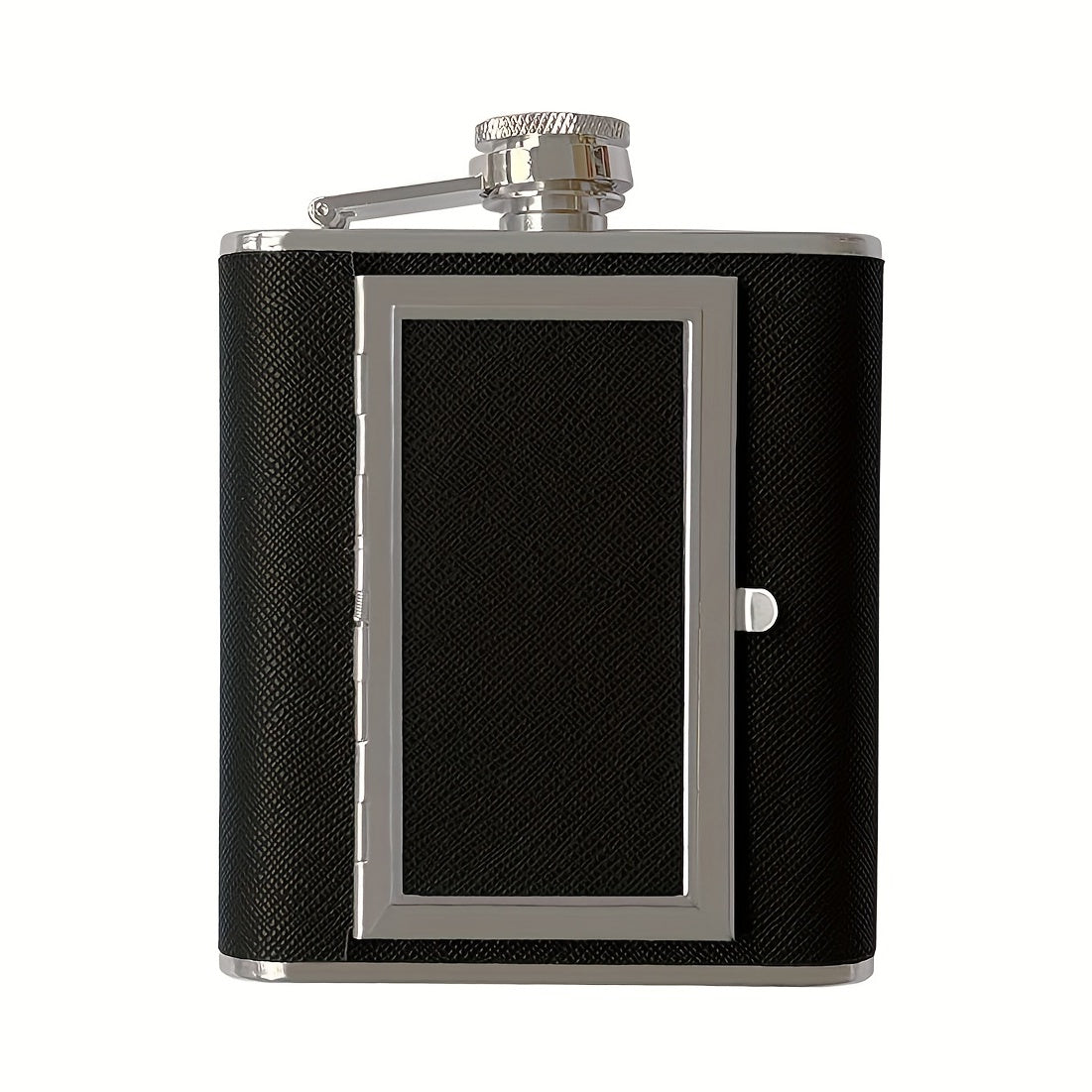Stainless Steel 6oz Novelty Wine Jug & Cigarette Box Combo