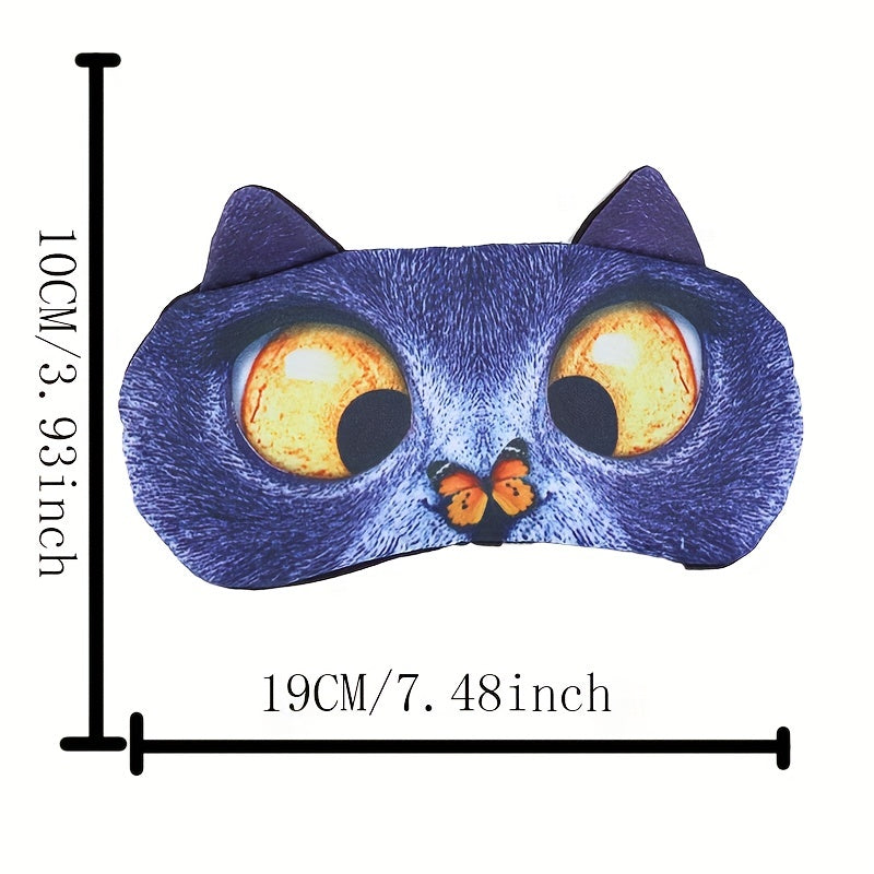 3D Animal Sleep Mask Cat Dog Eye Mask For Men And Women