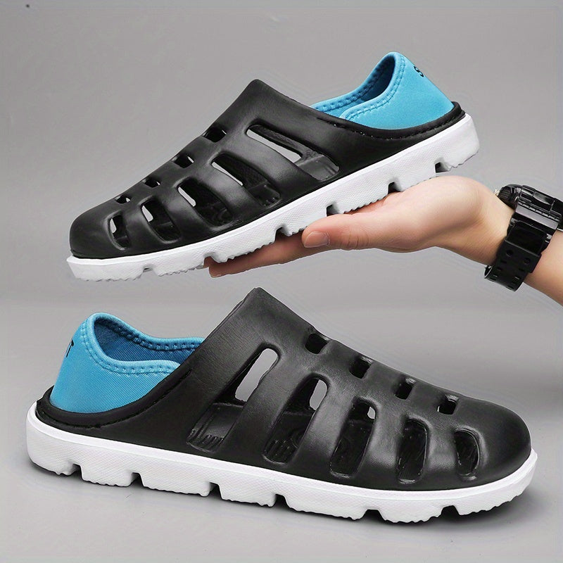 Men's Lightweight Comfy Clogs Non Slip Garden Shoes Summer