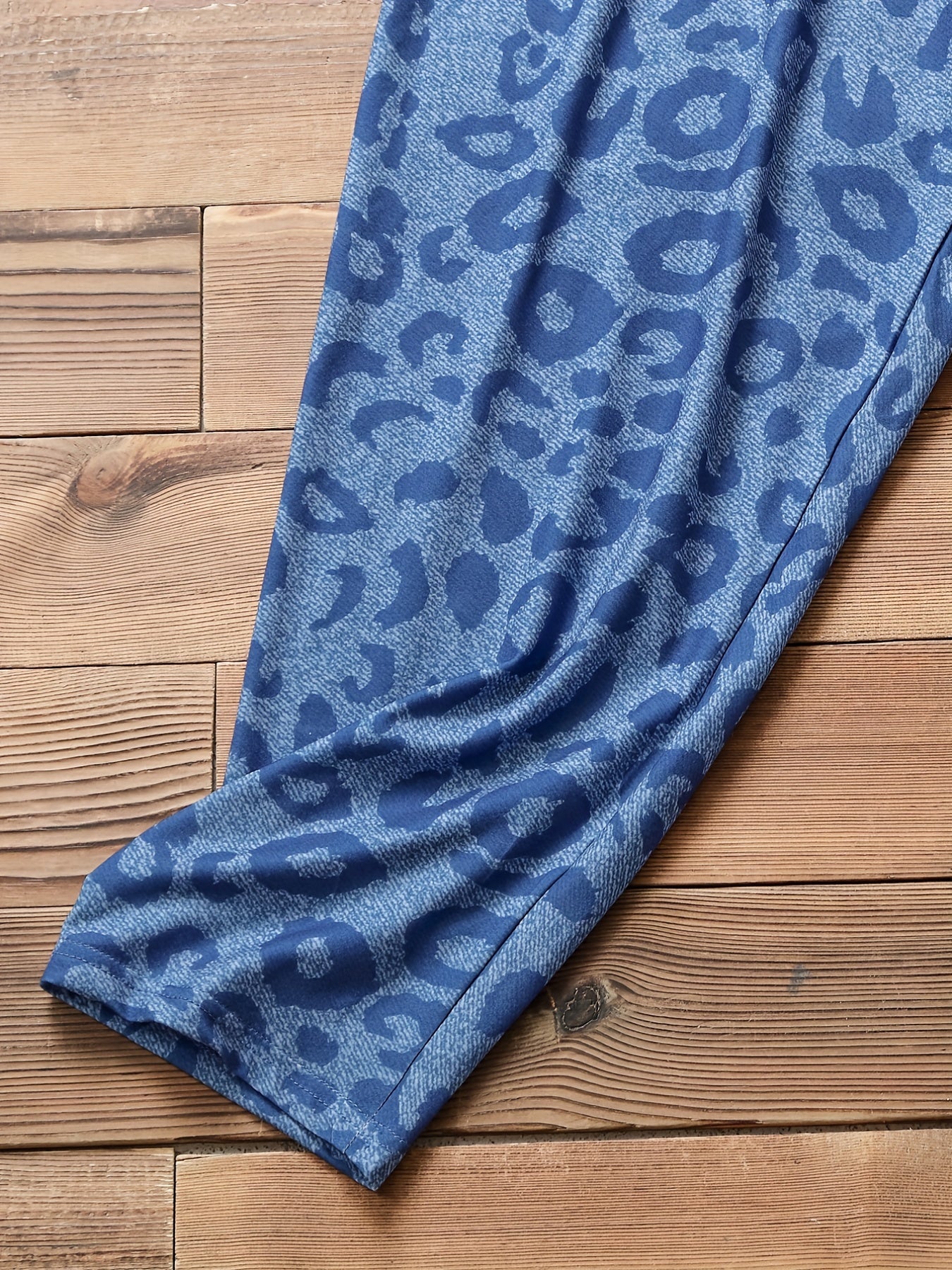  Leopard Print Biker Pants for Women