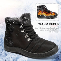 Fur Lined Snow Boots Waterproof Windproof Non Slip Winter Boots